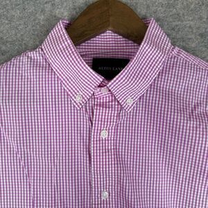 Alton‎ Lane Button Down Shirt Mens XL Tailored Fit Red Check Breathable Designer
